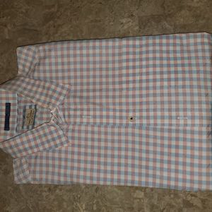 Tommy Bahama Sarasota Stretch Top Deck Plaid IslandZone Shirt.